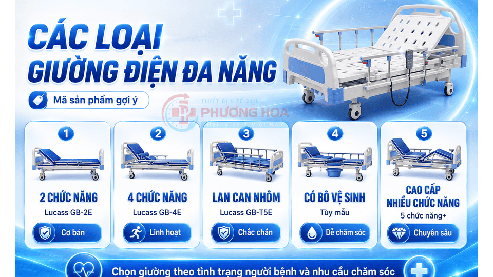 Top giường điện đa năng phổ biến hiện nay