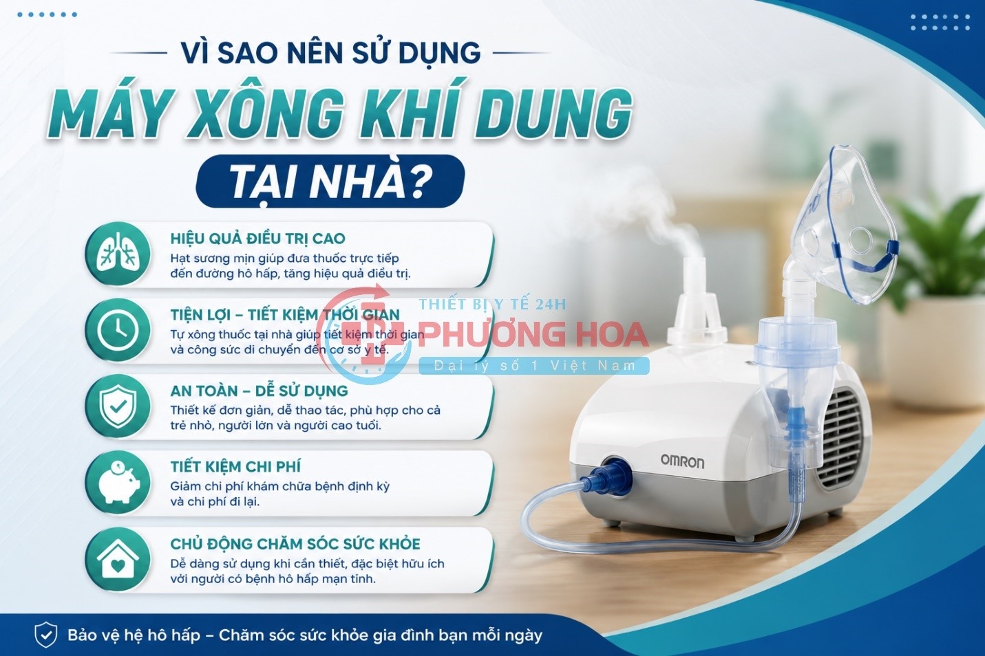 máy xông khí dung tại nhà